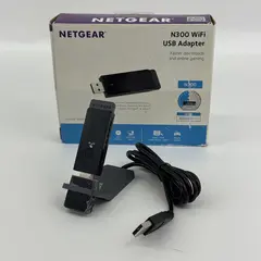 NetGear N-300 Wireless WiFi USB Adapter WNA3100 W Dock Original Box