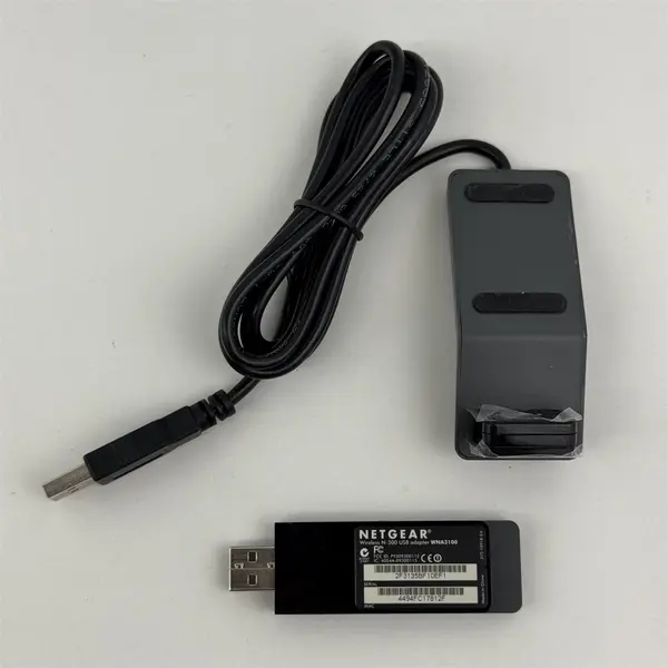 NetGear N-300 Wireless WiFi USB Adapter WNA3100 W Dock Original Box