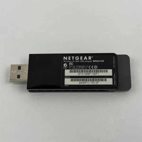 NetGear N-300 Wireless WiFi USB Adapter WNA3100 W Dock Original Box