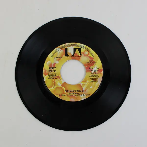 Kenny Rogers You Decorated My Life/One Man's Woman United Artists Record