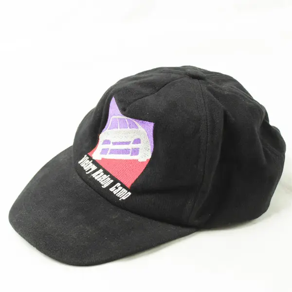 Victory Racing Camp Black Adjustable Baseball Hat Mens Pre-Owned