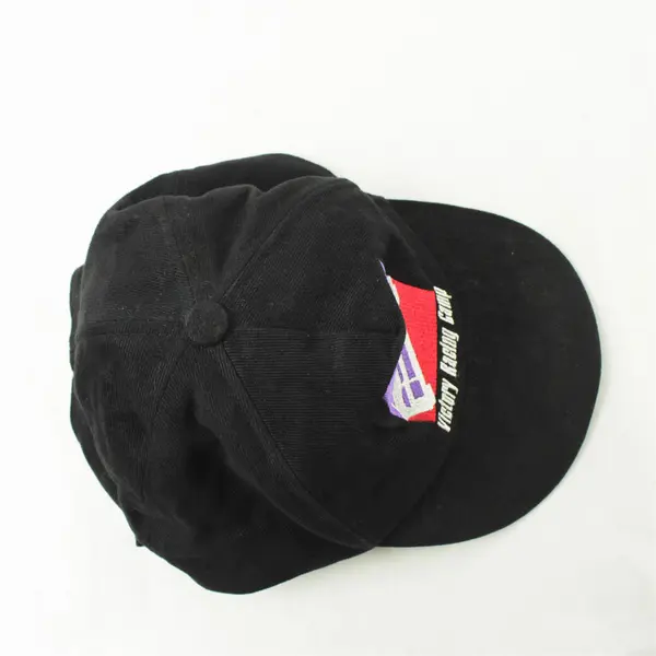 Victory Racing Camp Black Adjustable Baseball Hat Mens Pre-Owned