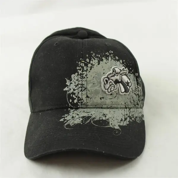 Army Black Adjustable Baseball Hat Low-Profile Strapback Pre-Owned