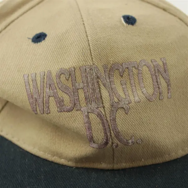Washington DC Brown Adjustable Baseball Cap Men's