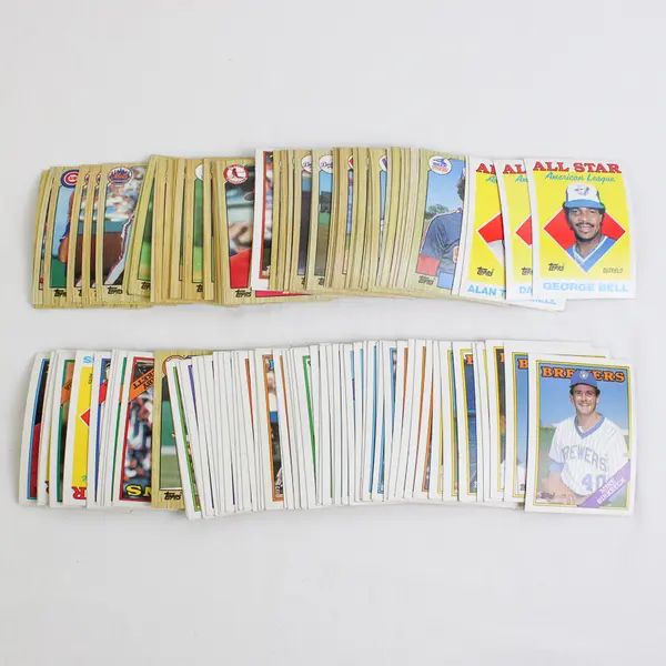 Lot Of 200 Vintage Baseball Cards Topps 1980s Stars, H Of F, Commons