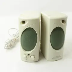 Hi-Fi Stereo Speaker System Compact Shelf Speakers Used As-Is