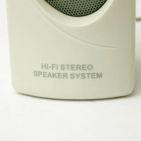Hi-Fi Stereo Speaker System Compact Shelf Speakers Used As-Is