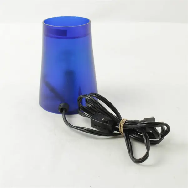 Cobalt Blue Wall Sconce Lighting Fixture -Light is at the Bottom