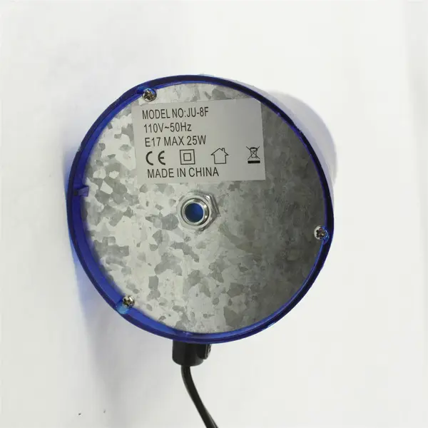 Cobalt Blue Wall Sconce Lighting Fixture -Light is at the Bottom