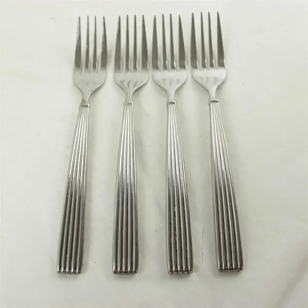 Set of 4 Cambridge Bristol II Stainless Salad Forks 7.5in Flatware