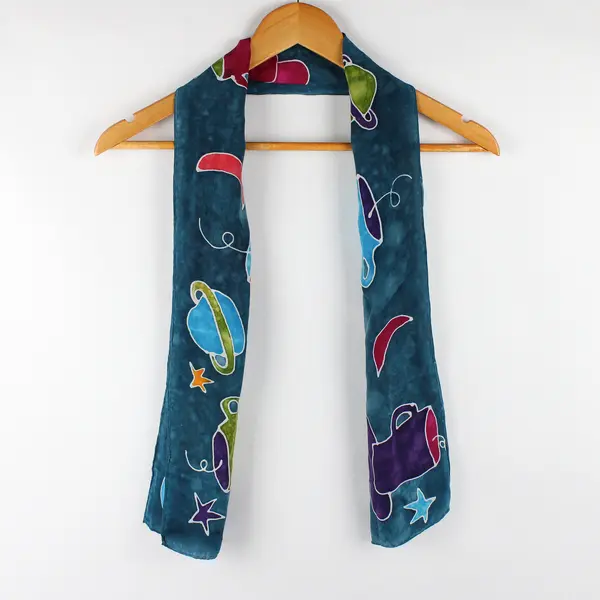 Lot of 5 Women's Colorful Lightweight Scarves Spring Accessories FLAWED