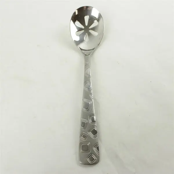 Cambridge Bedrock Sand Stainless Steel Serving & Pierced Tablespoons (2)