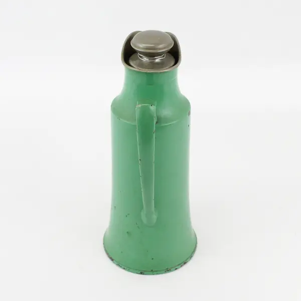1917 Landers Frary & Clark Universal Glass Lined Vacuum Thermos Green