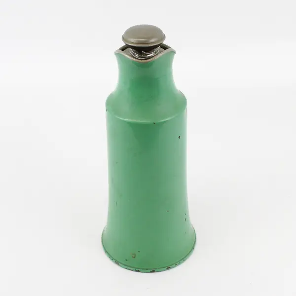 1917 Landers Frary & Clark Universal Glass Lined Vacuum Thermos Green