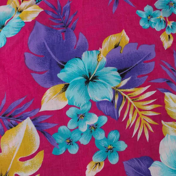 Hedy Lin Vibrant Multicolor Hibiscus Pattern Muumuu House Dress Women's 2XL