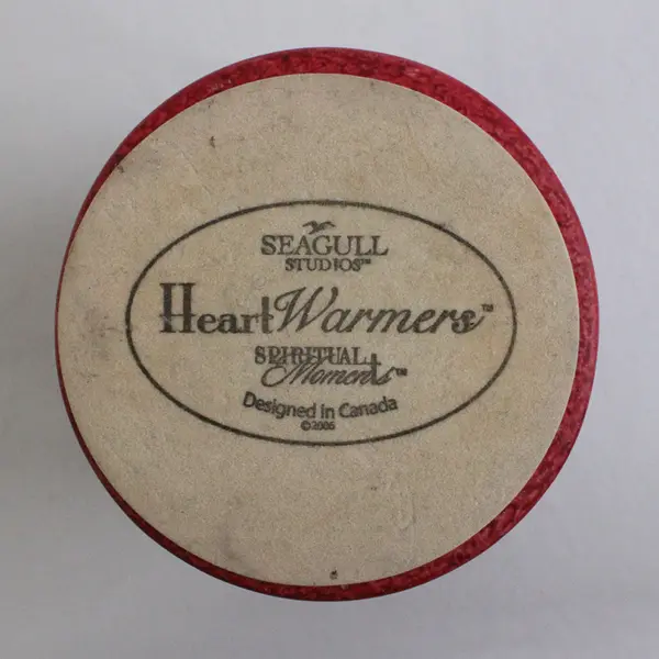 Seagull Studio Heart Warmers Merry Christmas My Love Candle Red Holder Canada