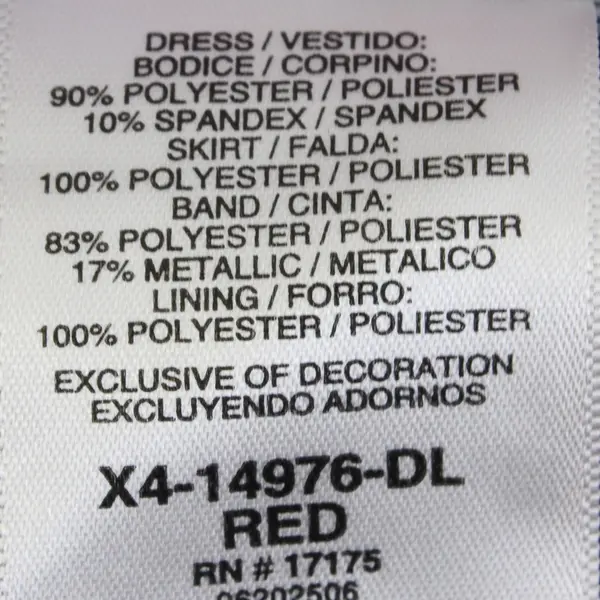 Bonnie Jean Black Velvet Christmas Holiday Plaid Tutu Dress Girls' Size 8