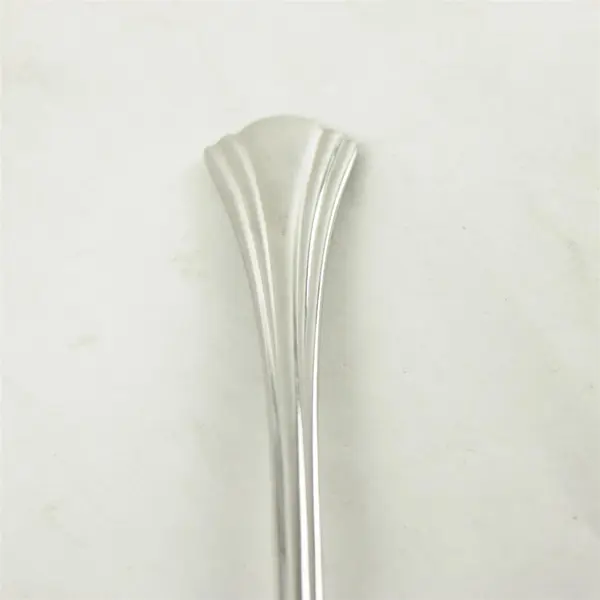Set of 5 Reed & Barton Covington Stainless Oval Soup Spoons 7in