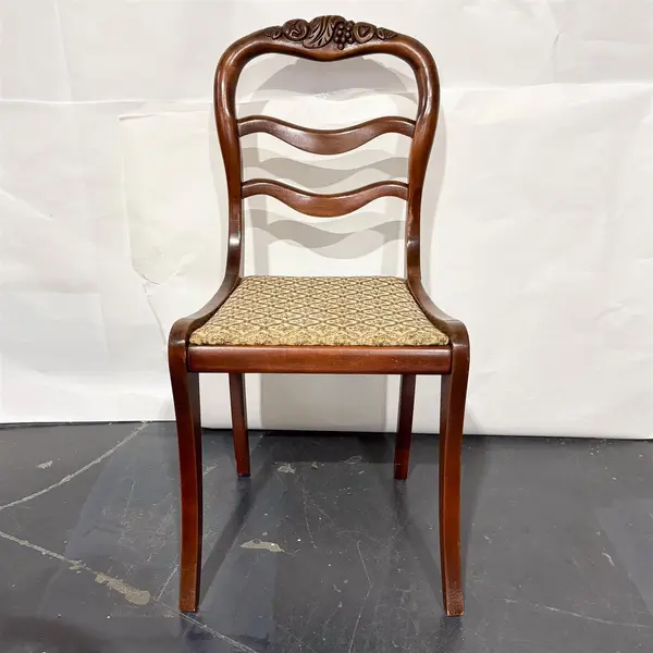 Vintage by Phoenix Carved Fruit Duncan Phyfe Chair - Local Pickup Only