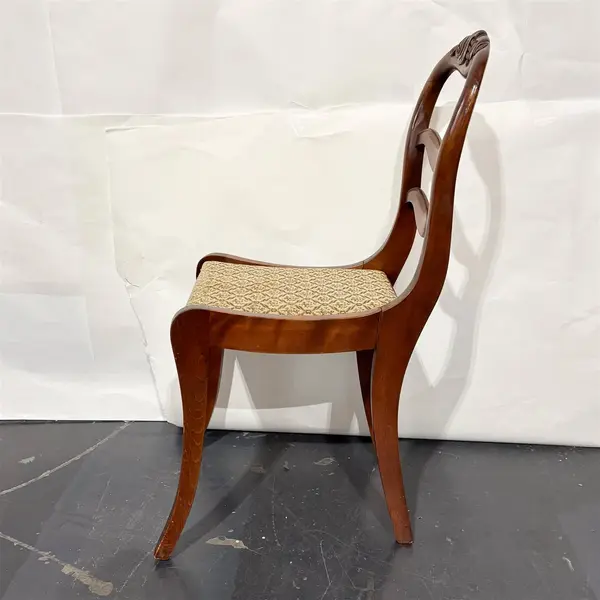 Vintage by Phoenix Carved Fruit Duncan Phyfe Chair - Local Pickup Only