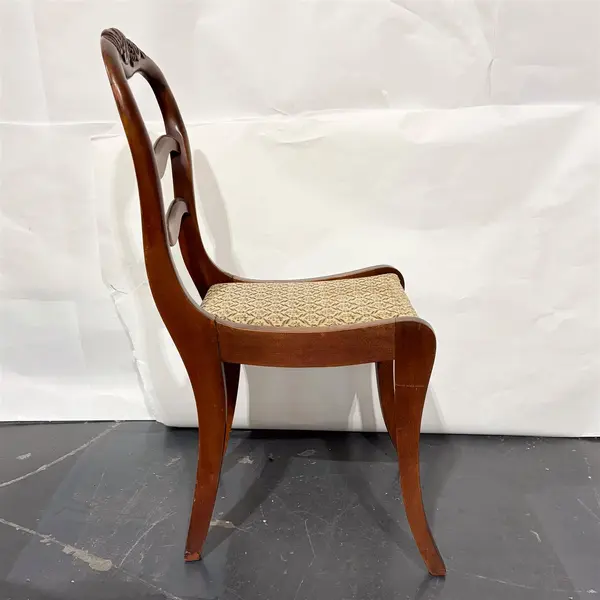 Vintage by Phoenix Carved Fruit Duncan Phyfe Chair - Local Pickup Only