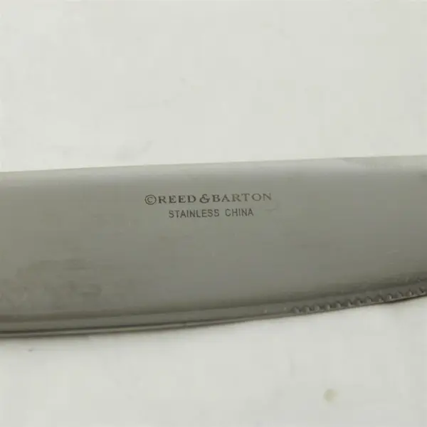 Set of 4 Reed & Barton Cafe Matte Stainless Steak Knives