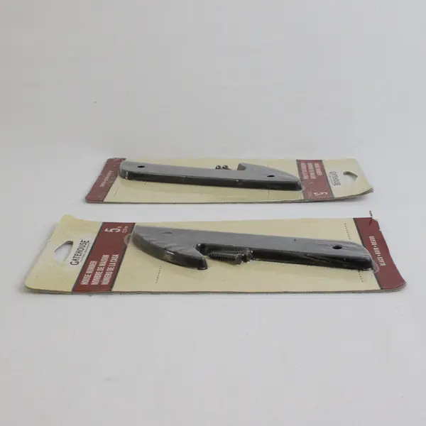 Lot of 2 Gatehouse House Number Numeral 1 Solid Zinc Black Italic 178308 5 In