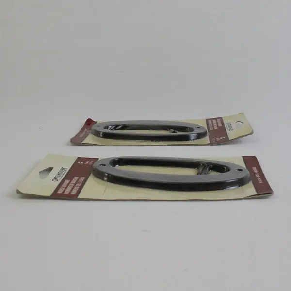 Lot of 2 Gatehouse House Number Numeral 0 Solid Zinc Black Italic 178709 5 In