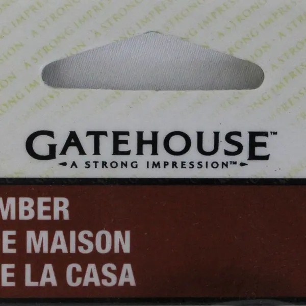 Lot of 2 Gatehouse House Number Numeral 0 Solid Zinc Black Italic 178709 5 In