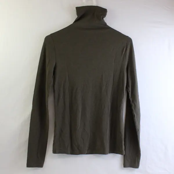 Banana Republic Brown Mock Neck Long-Sleeved Top Women's XS