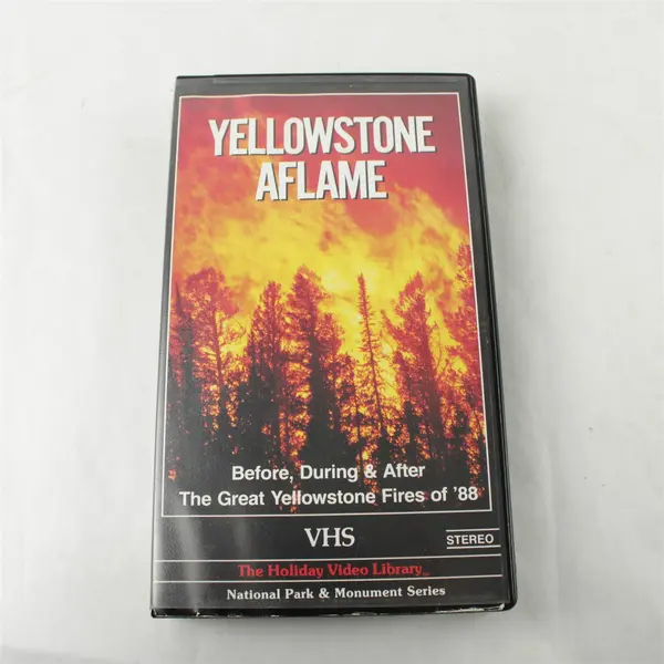 Yellowstone Aflame Fires of 88 VHS Movie Tape Used VHS