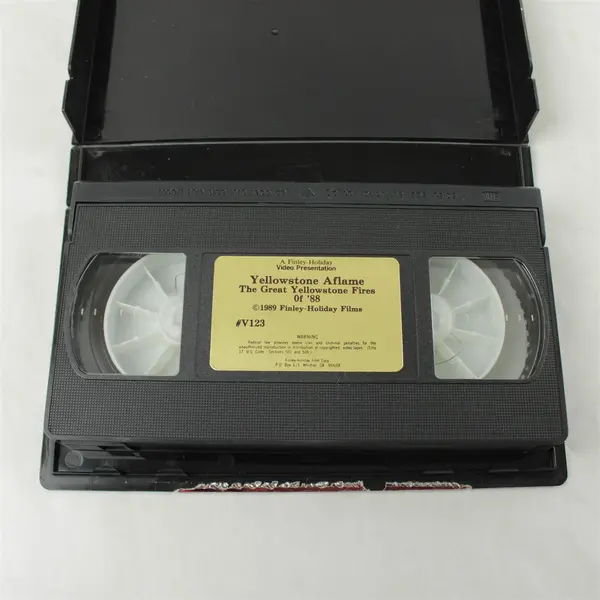Yellowstone Aflame Fires of 88 VHS Movie Tape Used VHS