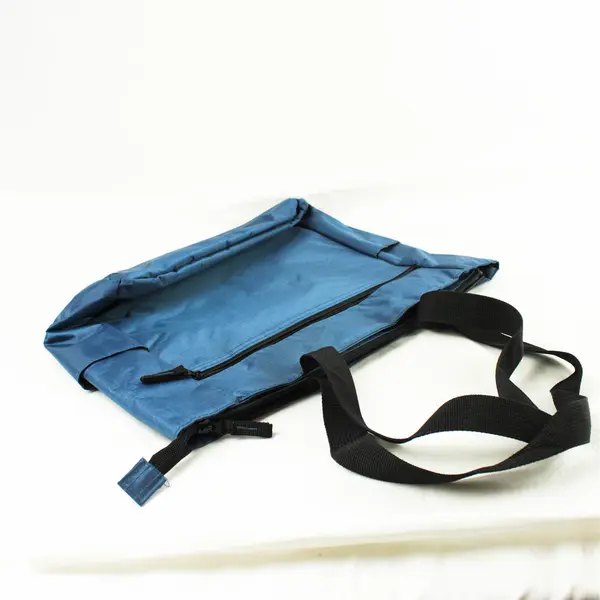 Olympia Blue Tote Bag w/Front Pocket & 2 Handles 