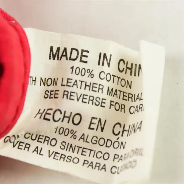 Large Red Canvas Tote Bag w/ Front Pocket Shoulder Straps