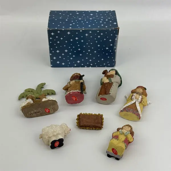 7 Piece Ceramic Nativity Set Made In China