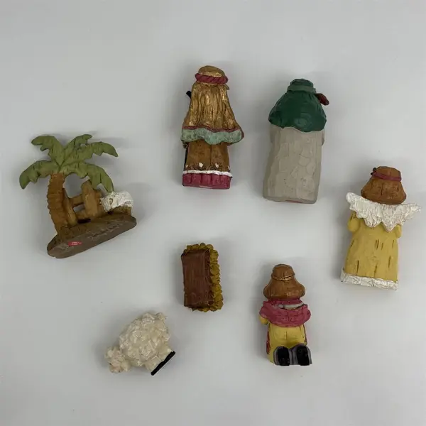 7 Piece Ceramic Nativity Set Made In China