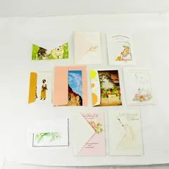 Lot of 10 Greeting Cards & Envelopes Assorted Occasions