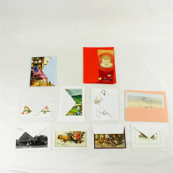Lot of 10 Greeting Cards & Envelopes Assorted Occasions