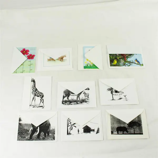 Lot of 10 Greeting Cards & Envelopes Assorted Occasions