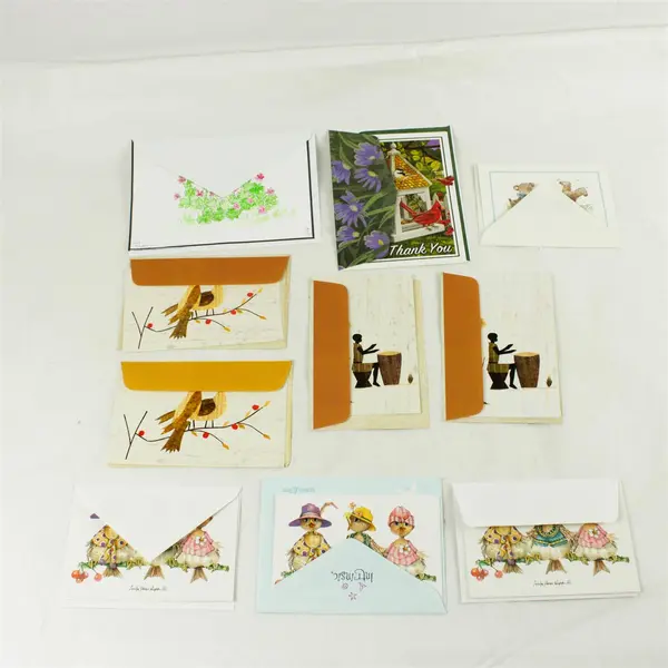 Lot of 10 Greeting Cards & Envelopes Assorted Occasions