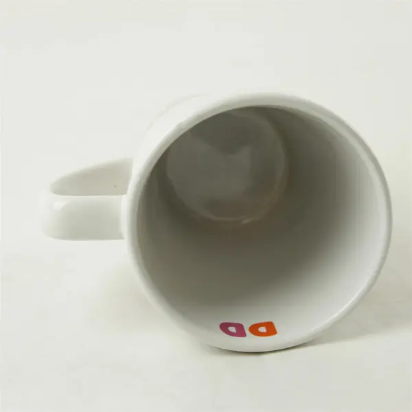 Dunkin' Donuts White Advertising Coffee Mug Collectible Logo