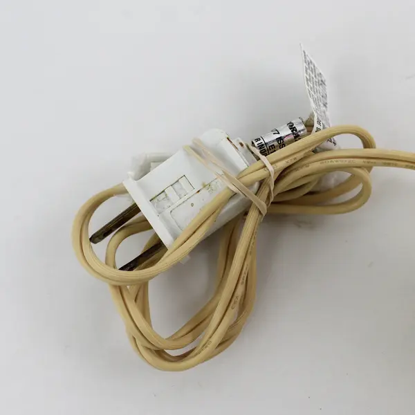 Vintage Single Bulb Light Yellow Plastic Lighted Candlestick Lamp