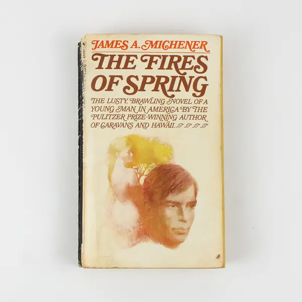 Vintage The Fires of Spring by James A Michener 1969 Paperback