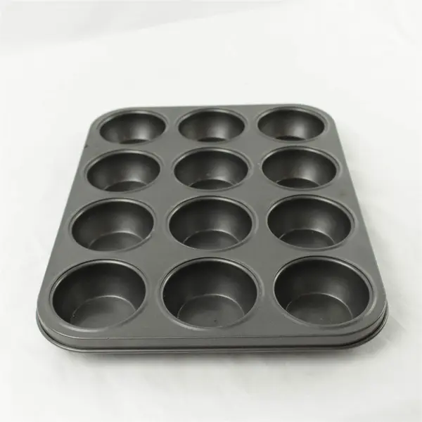 Heavy Duty 12-Cup Muffin Cupcake Pan 13.5 x 10.25 x 1.25 in