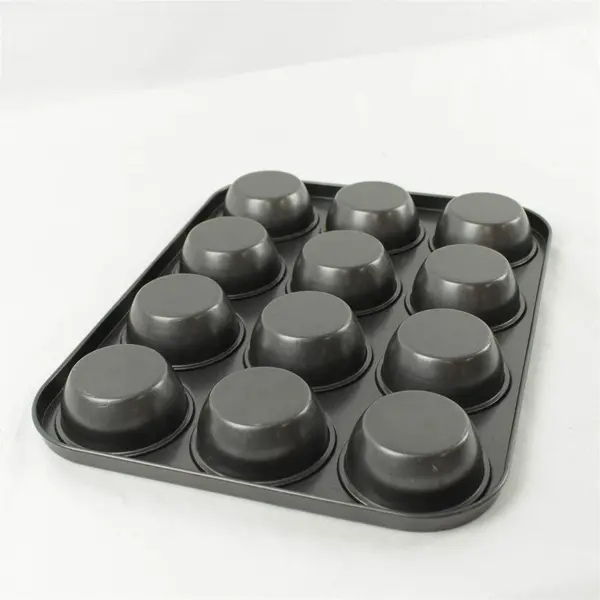 Heavy Duty 12-Cup Muffin Cupcake Pan 13.5 x 10.25 x 1.25 in