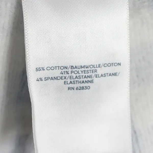 Lands End Serious Sweats Women's L 14-16 Blue Gingham Plaid Fleece Leggings