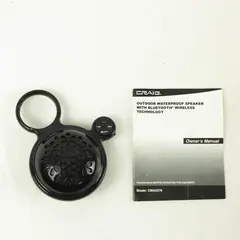 CRAIG Black Waterproof Bluetooth Speaker Wireless Technology Outdoor