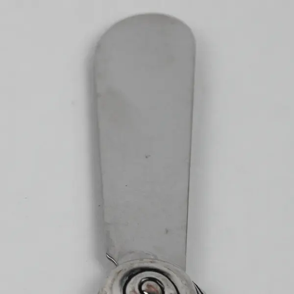 Lot of 4 Stainless Steel Butter/Cheese Unknown Brand Moon & Stars Handle Pattern