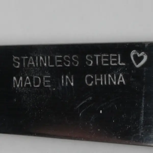 Lot of 4 Stainless Steel Butter/Cheese Unknown Brand Moon & Stars Handle Pattern