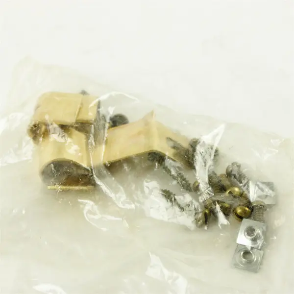 Vintage Sears Roebuck Co Single Curtain Rod Brackets with Screws New